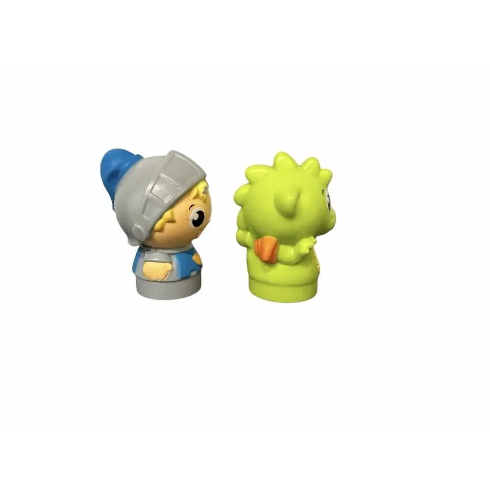 Mega Bloks First Builders Block Buddies Knight And Dragon Hero Team Set Figures